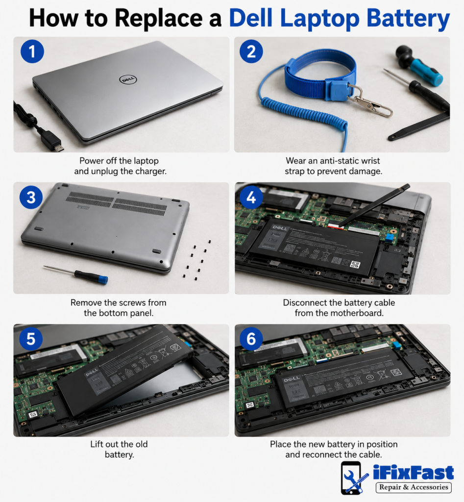 Dell Laptop Battery Replacement: Everything You Need to Know 2 Step by Step Replacement Process