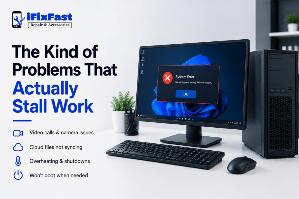 Computer Repair Services for Raleigh's Remote Workers 1 The Kind of Problems That Actually Stall Work