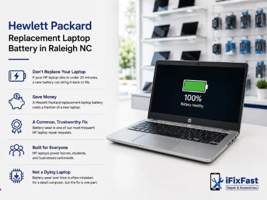 Hewlett Packard Replacement Laptop Battery in Raleigh NC 7 Hewlett Packard Replacement Laptop Battery in Raleigh NC