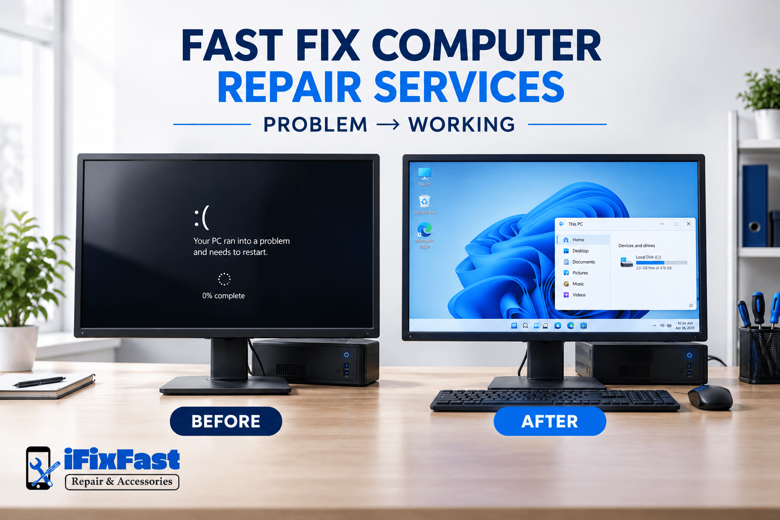What Makes Fast Fix Computer Repair Services Reliable
